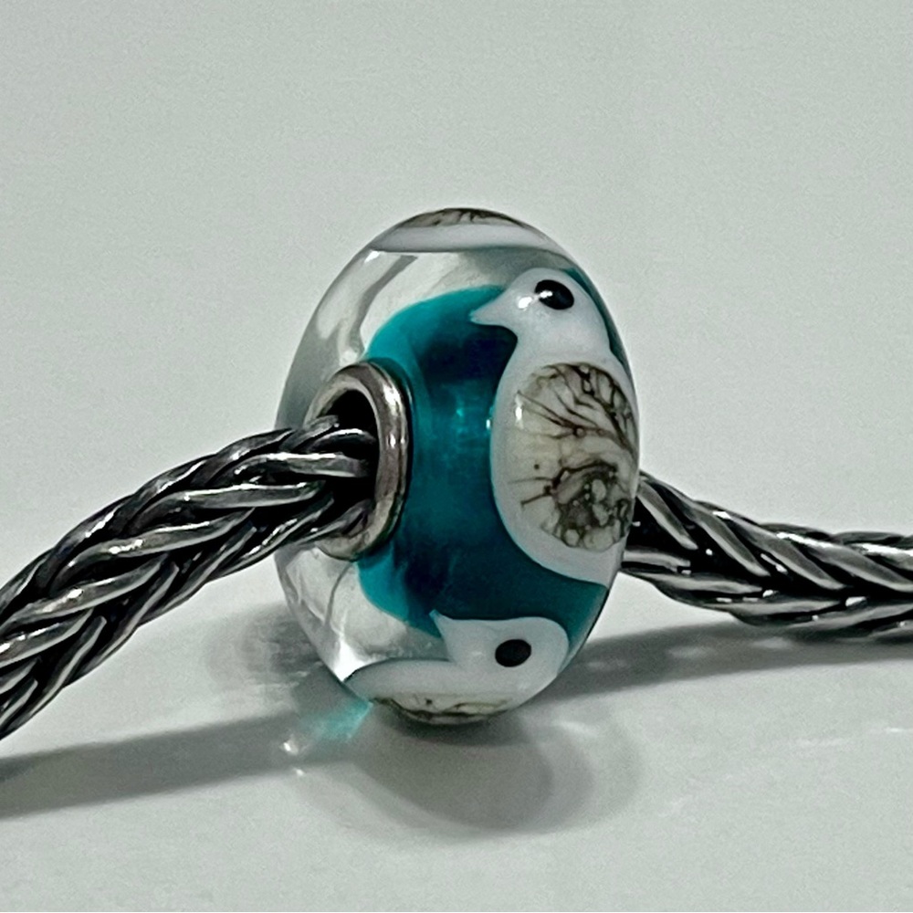 Authentic Trollbeads Bird Unique Bead